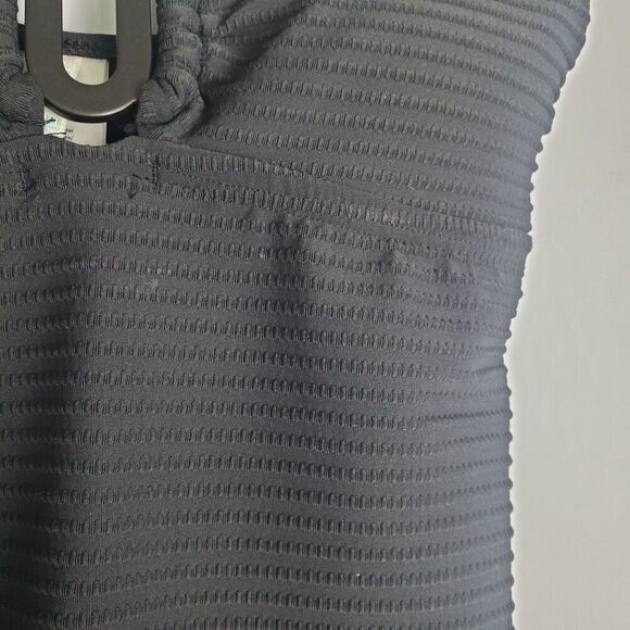 Sea Level Swim Navy Blue Strapless Textured One Piece Swimsuit Size 4 - Picture 6 of 9